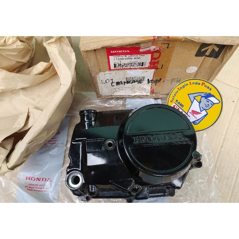 cover tutup bak blok block kanan kopling honda supra fit lama sub astrea star grand impressa hitam o