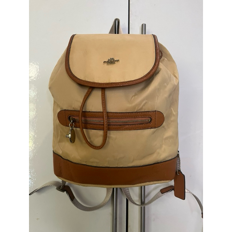Preloved Tas Ransel Coach Brown