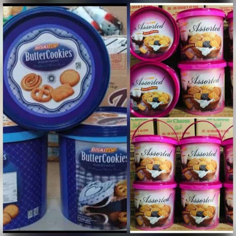 

biskitop butter cookies dan assorted