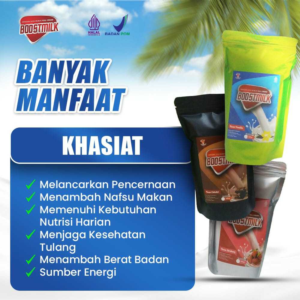 

BOOSTMILK WEIGHT GAIN MILK ORIGINAL 500g - SUSU PENAMBAH TINGGI BADAN ANAK