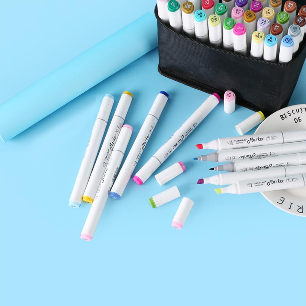 

CUCI GUDANG Spidol Marker Tianhao Sketsa Seni Lukis Dua Sisi