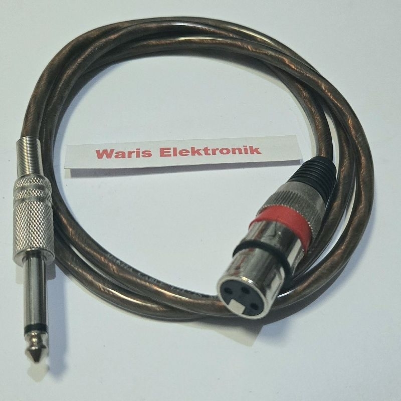 Kabel Jack XLR Canon Female to Akai Toa 6,5 1m