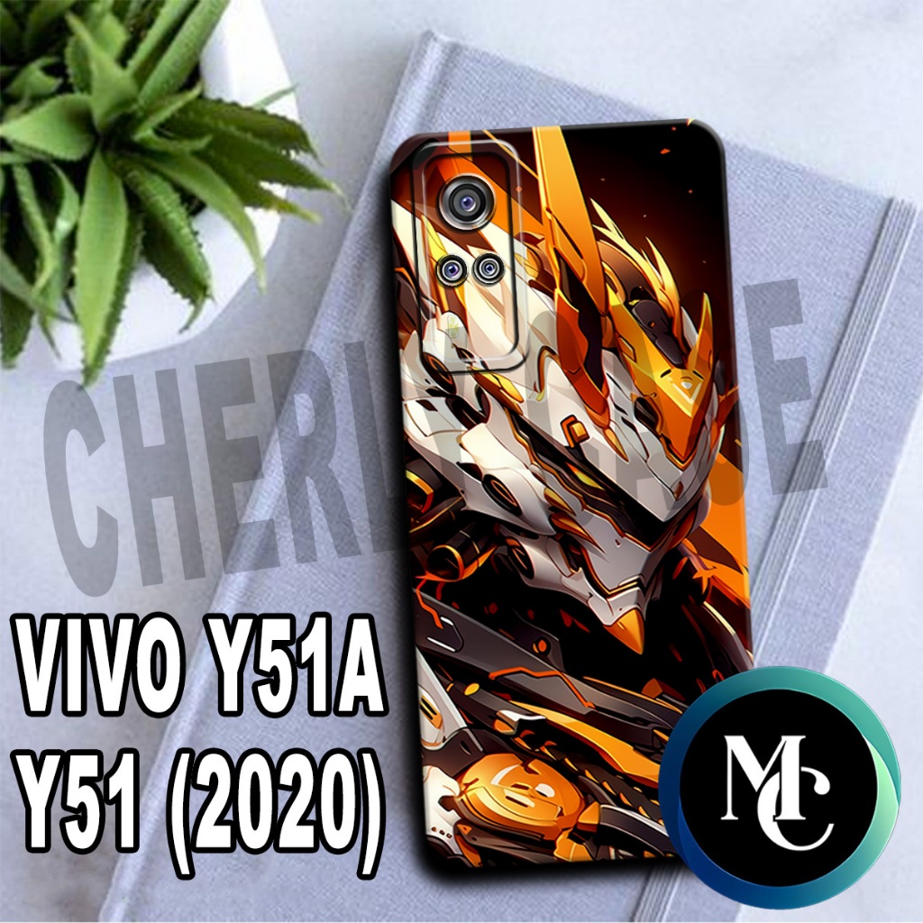 CC36/ Softcase karet lentur untuk VIVO Y51A DAN Y51(2020) /Motif GUNDAM/case VIVO Y51A/kesing VIVO Y