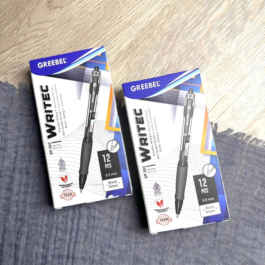 

(PAK) GEL PEN GREEBEL GP-503 WRITEC 0.5 MM / GEL PEN GREEBEL