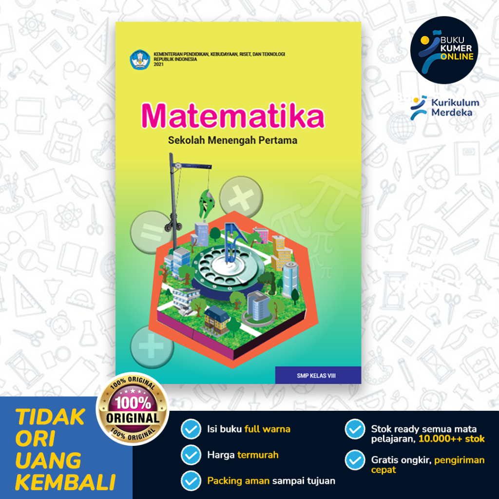 Buku Matematika Kelas 8 SMP - Buku Paket Siswa - Kurikulum Merdeka