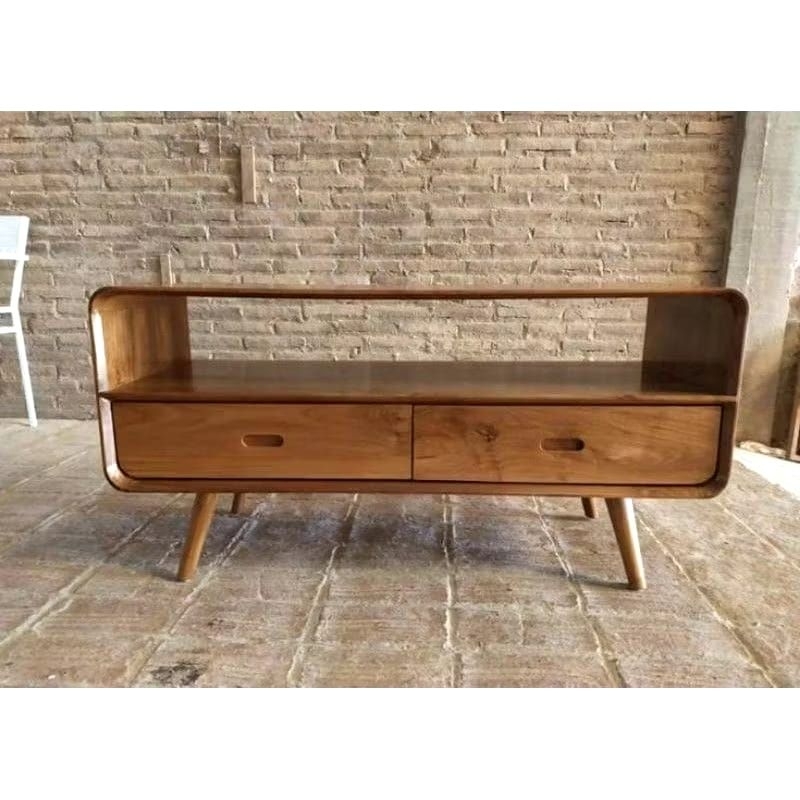 bufet tv bufet tv kayu jati minimalis