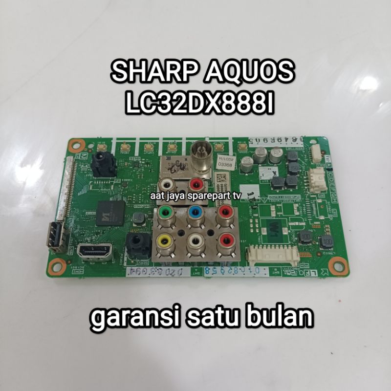 MAINBOARD TV LED SHARP AQUOS LC32DX888I MB - MOBO - MODUL - MOTHERBOARD MESIN TV LED