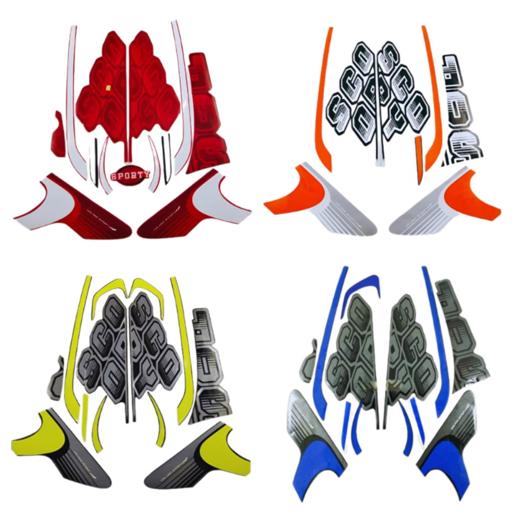 Stiker Striping Honda Scoopy Sporty 2017 List Body Motor Honda Scoopy Sporty 2017