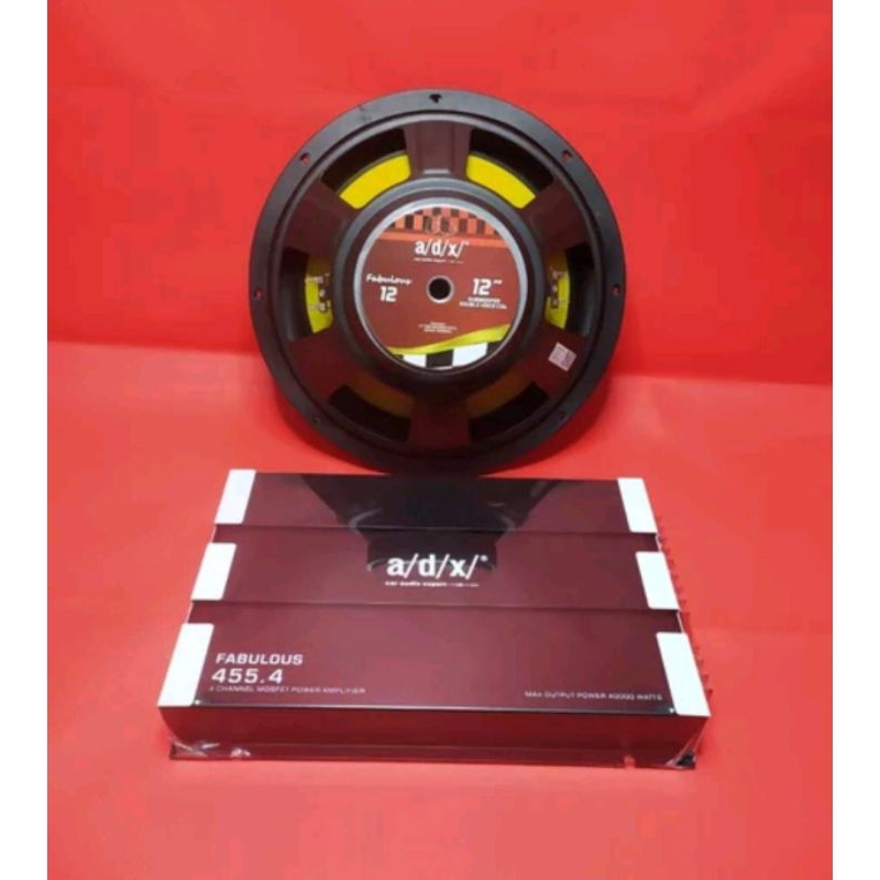 Paketan ADx Power 4Ch + Subwoofer Adx 12 inch