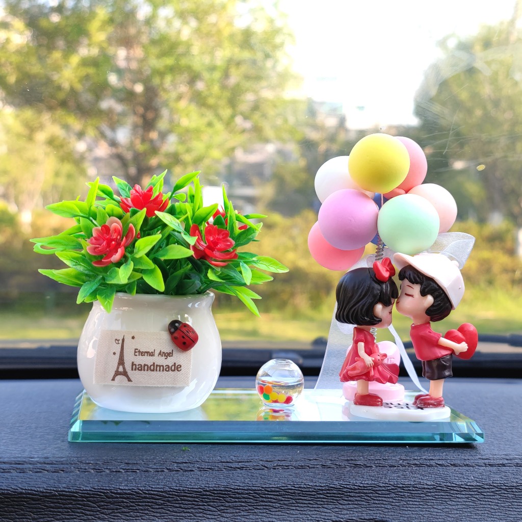 READY Hiasan Dashboard Mobil Lucu Bunga Dashboard Mobil Dashboard Tanaman Mobil Lucu Hiasan