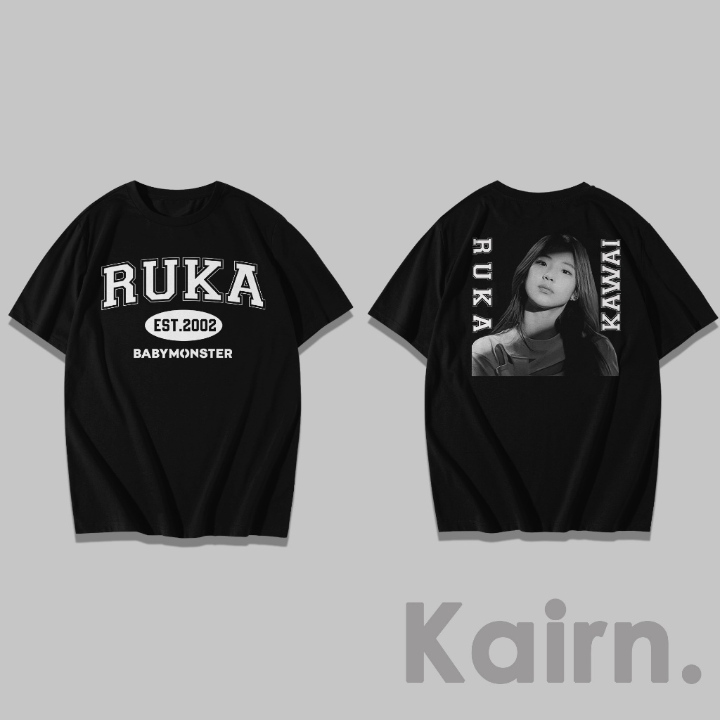 KAIRN - Kaos RUKA Babymonster / Kawai Ruka / Kaos Babymonster / Kaos Kpop / Fansmerch