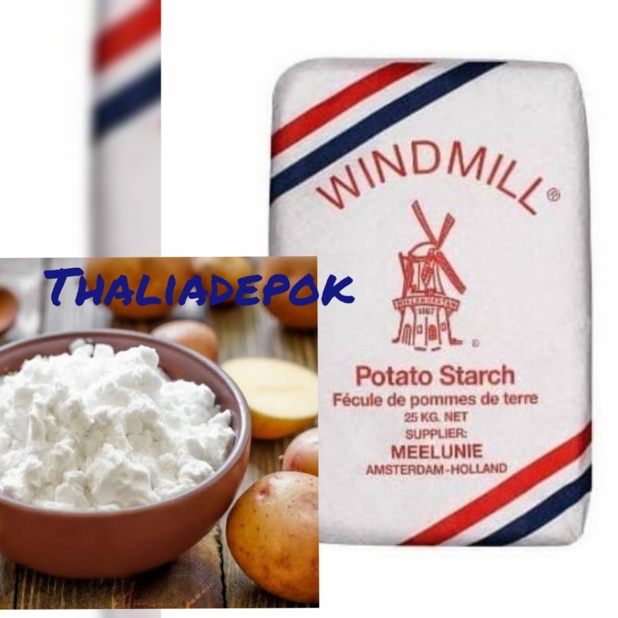 

WINDMILL POTATO STARCH/TEPUNG PATI KENTANG PACKING 500GR