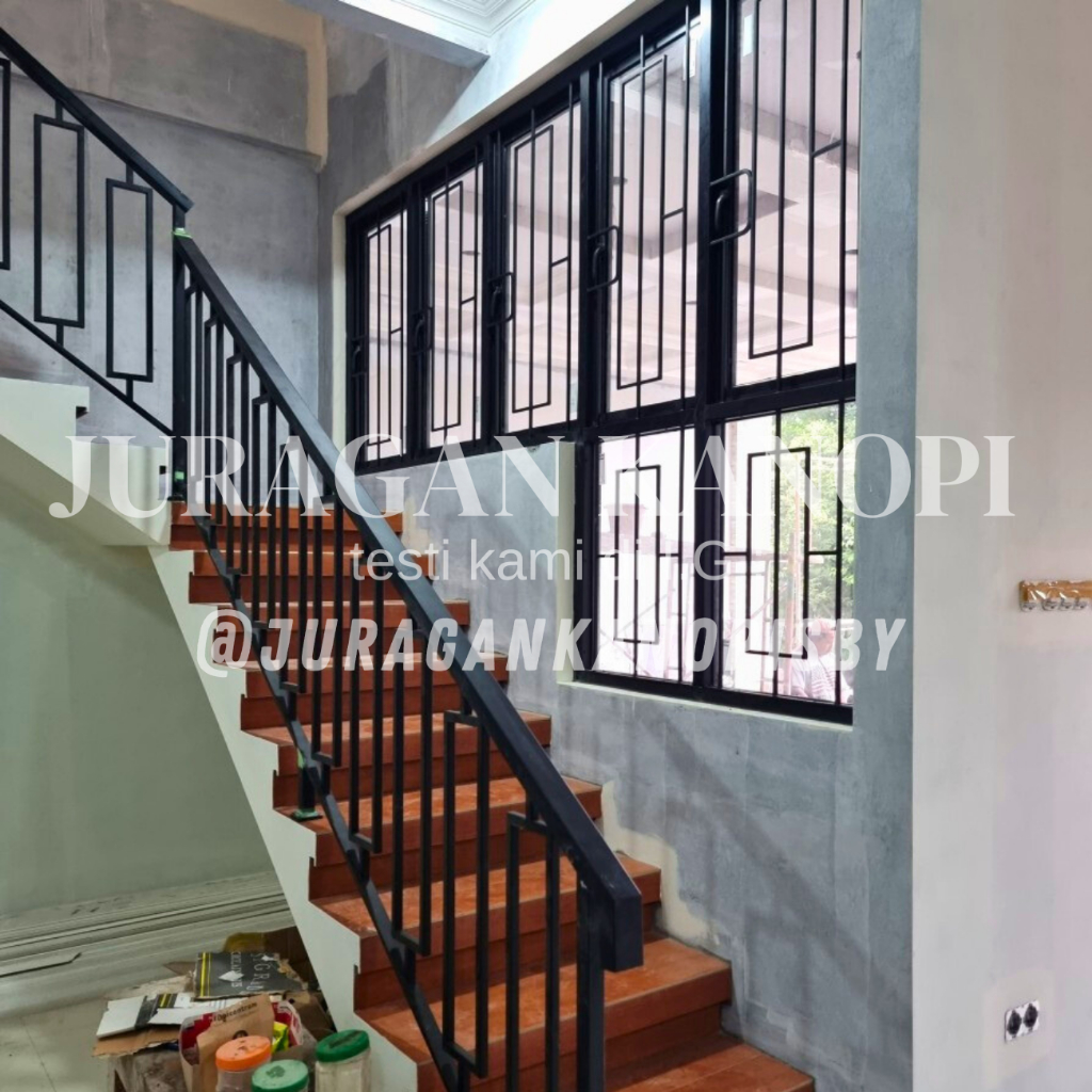 Railing balkon / Railing tangga Modern murah surabaya