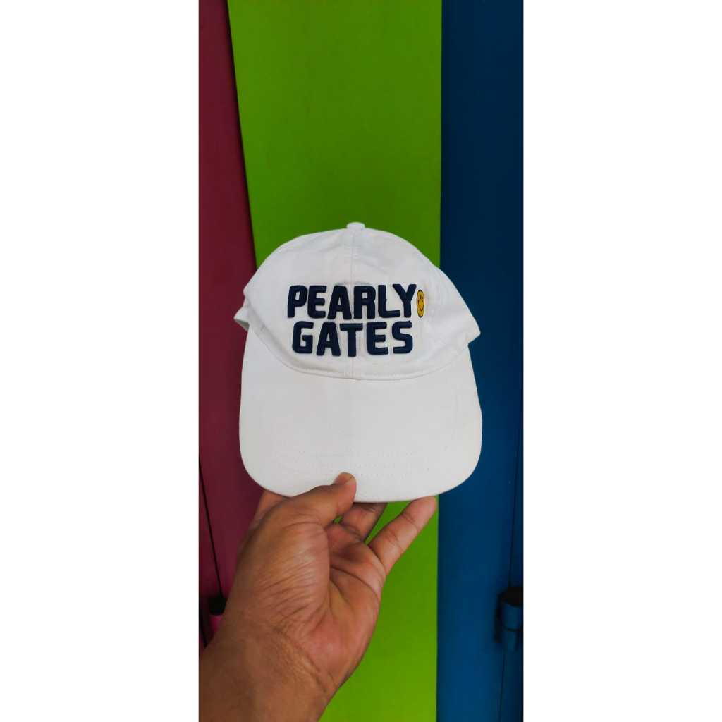 TOPI SECOND PEARLY GATES PUTIH