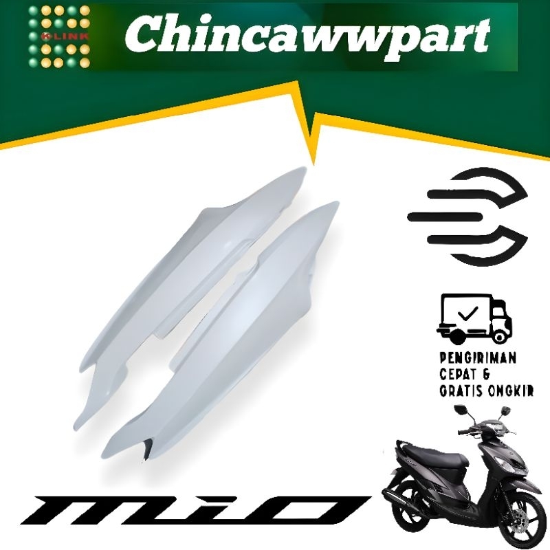 body samping mio sporty original putih sambungan body mio sporty putih yamaha body belakang mio lama