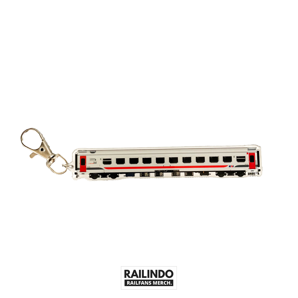Gantungan Kunci Gerbong Kereta Ekonomi Split - Railindo