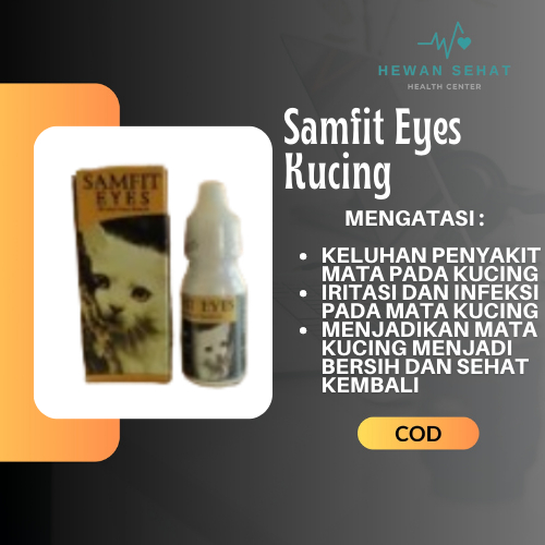 Samfit Eyes Menyembuhkan Mata Kucing Belekan Bengkak Berair Bernanah Infeksi Tetes Mata Kucing