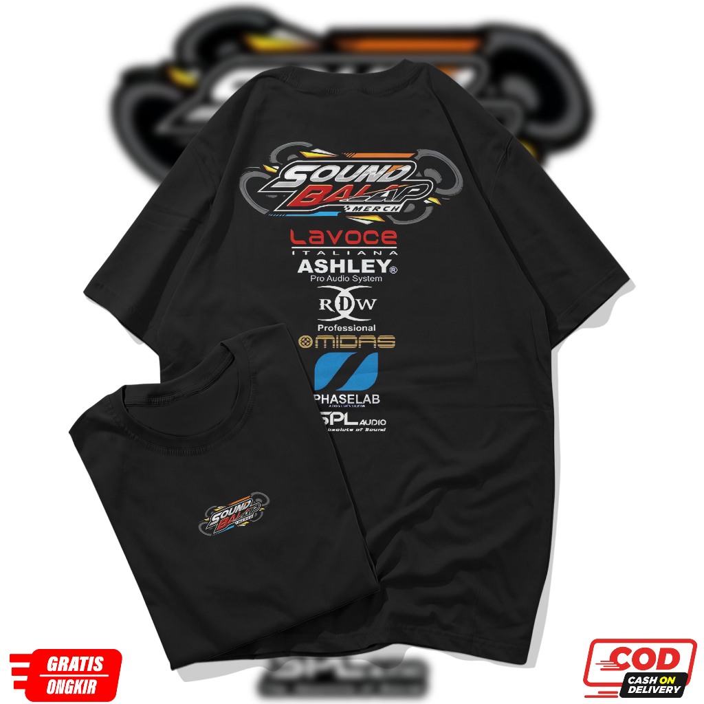 Kaos Sound Balap Indonesia Horeg Salam Geler Kaos Sound System Audio Kaos Distro Pria Bahan Katun
