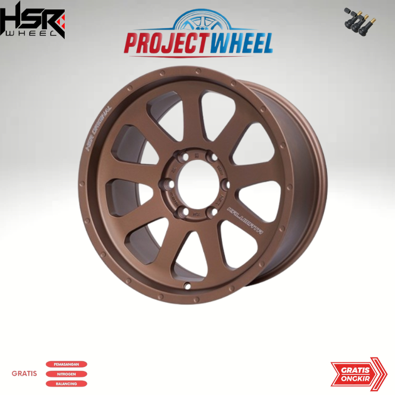 velg pajero fortuner triton velg hsr kalumata ring 18 bronze