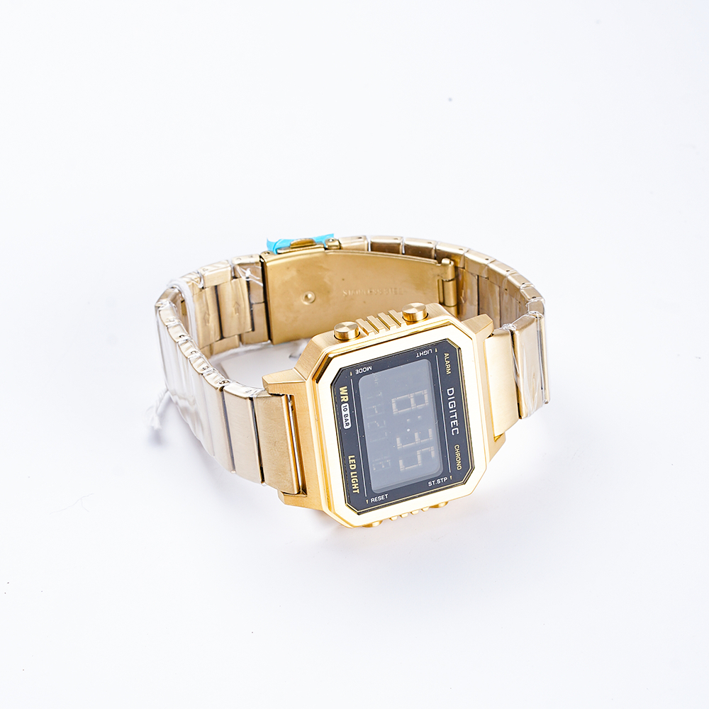 Jam Tangan Pria Digitec Digital Rantai Gold