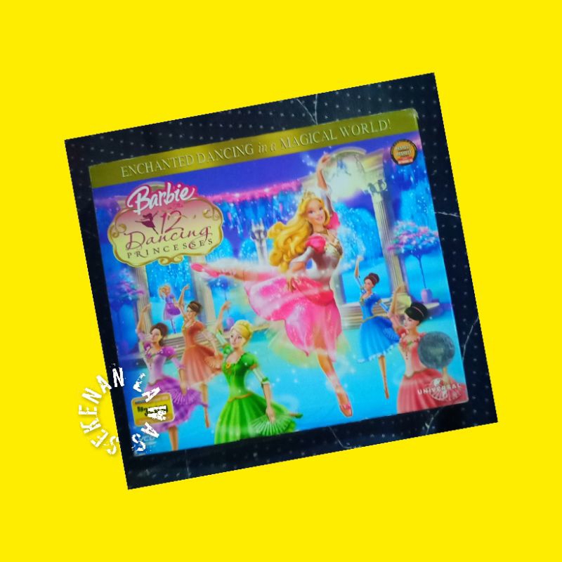 VCD Barbie - 12 Dancing Princess / Original/ Dubbing Indonesia (Mulus)