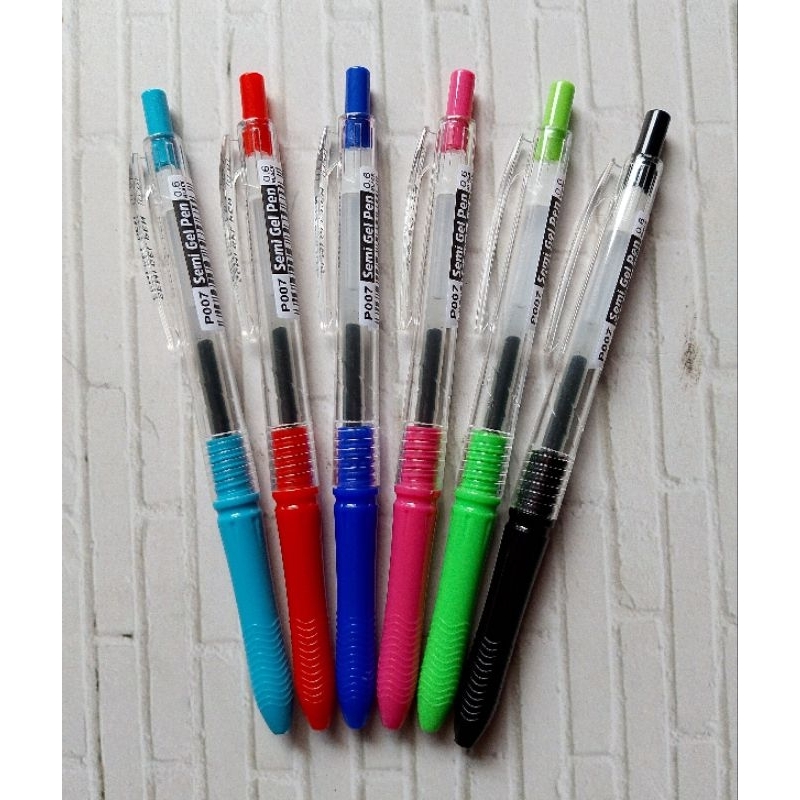 

(1PC) BOLPOIN SEMI GEL P007 0.6 HITAM