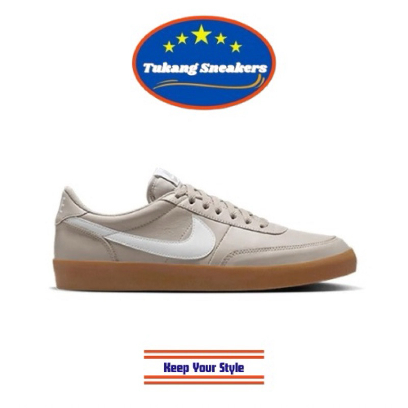 Sepatu Sneakers Pria Nike Killshot 2 Leather College Grey NIKHM9431001