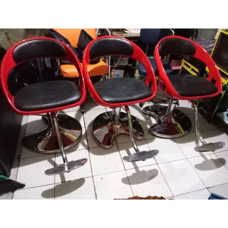 kursi salon hidrolik barbershop pangkas rambut bekas second preloved