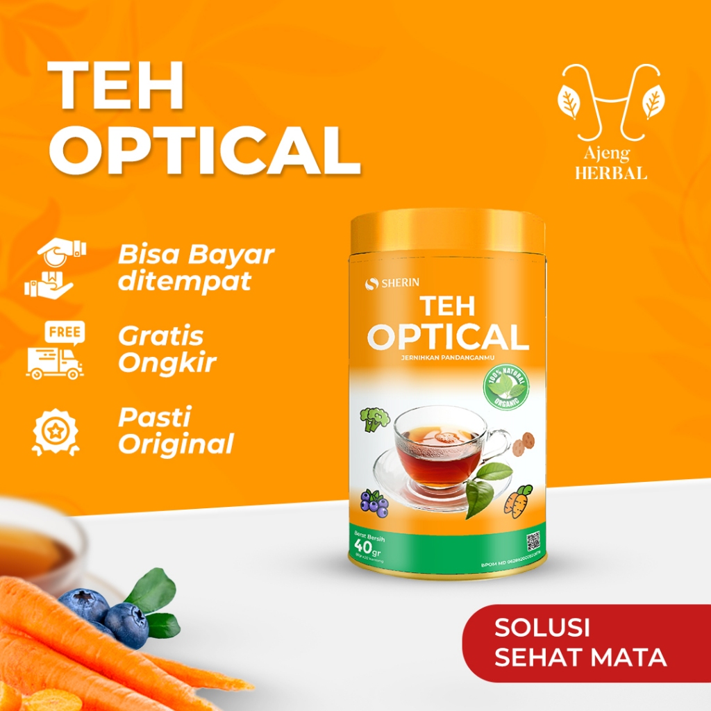 

Sherin Teh Optical| Herbal alami untuk Kesehatan Mata | Isi 20 kantong