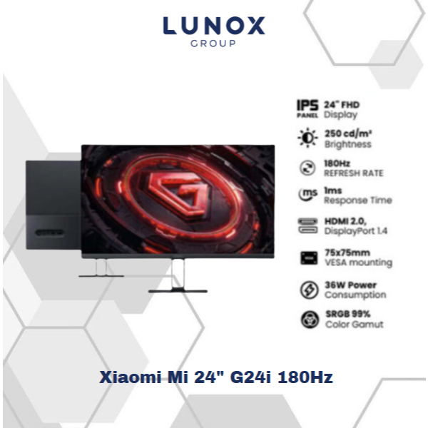 Xiaomi Gaming Monitor G24i Refresh rate 180 Hz | Monitor Xiaomi Mi 24" G24i