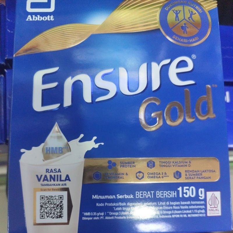 

ENSURE GOLD 150GR VANILA