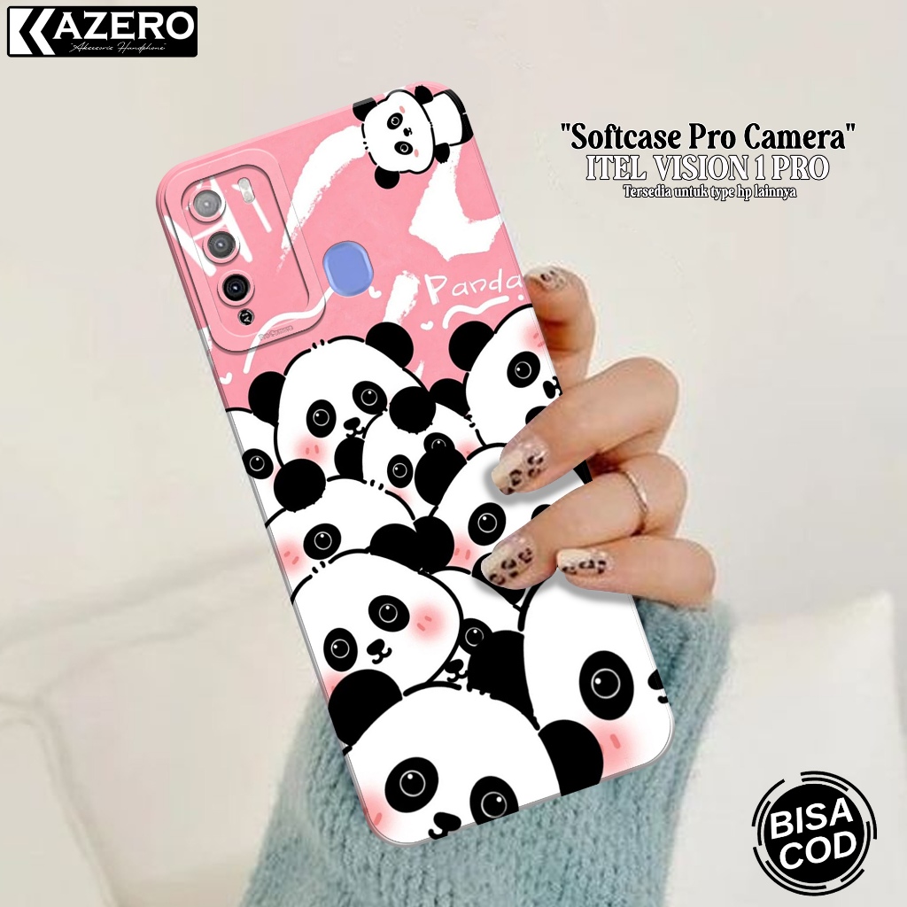 Case Hp Itel Vision 1 Pro - Fashion Case Kartun - Pro Camera - Softcase - Softcase Itel Vision Pro 1