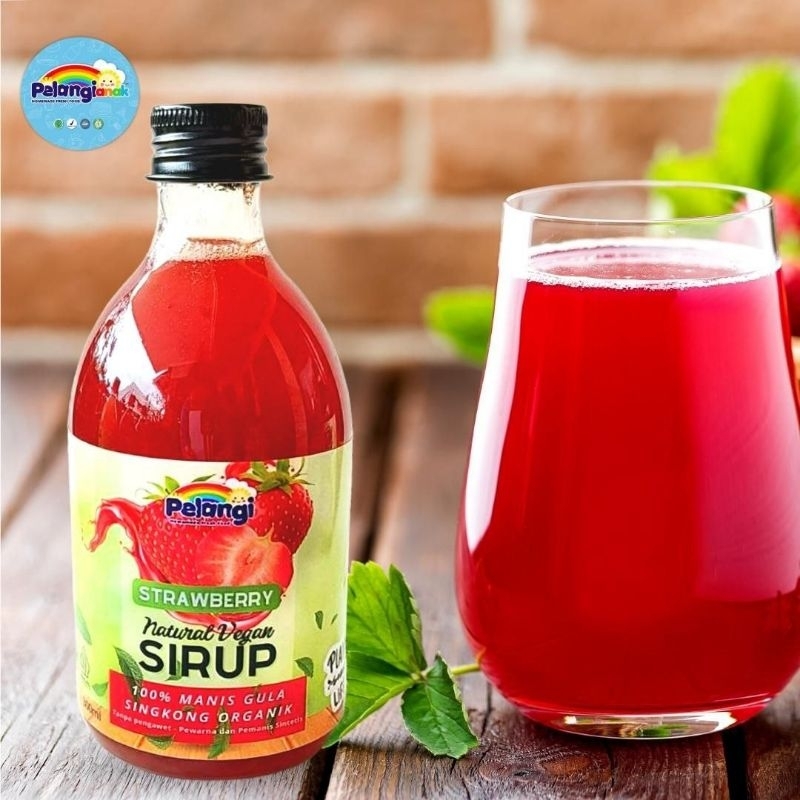

Sirup Strawberry Alami 100% Gula Singkong Aman Bagi Diabete - Vegan