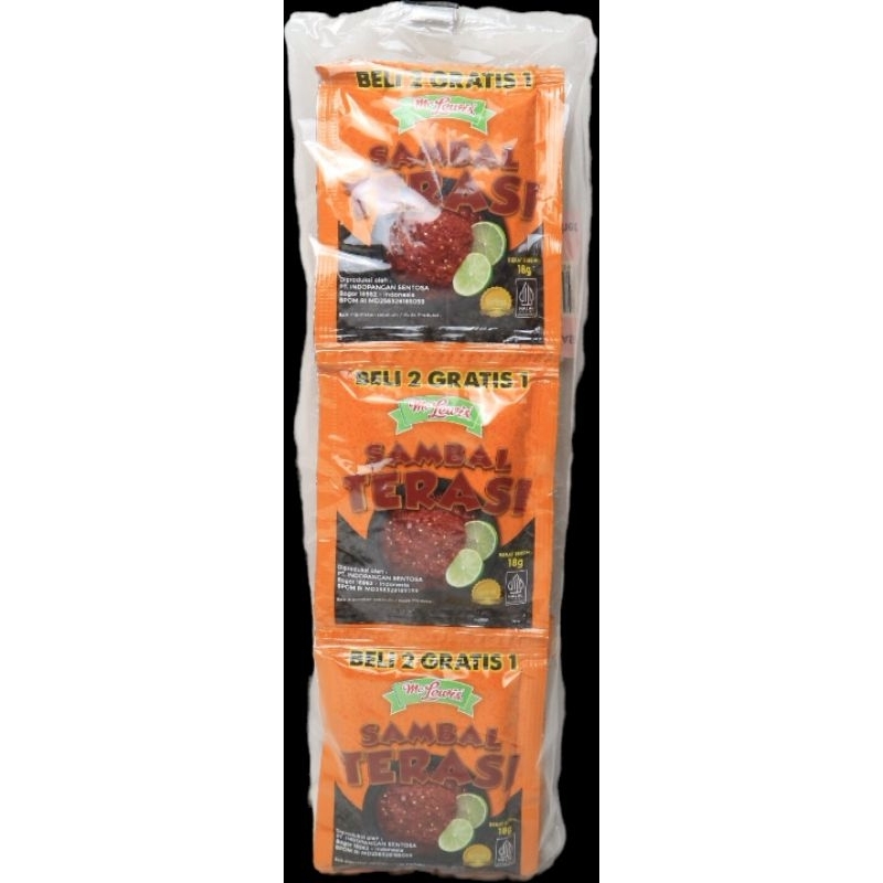 

Sambal Terasi McLewis - 18g