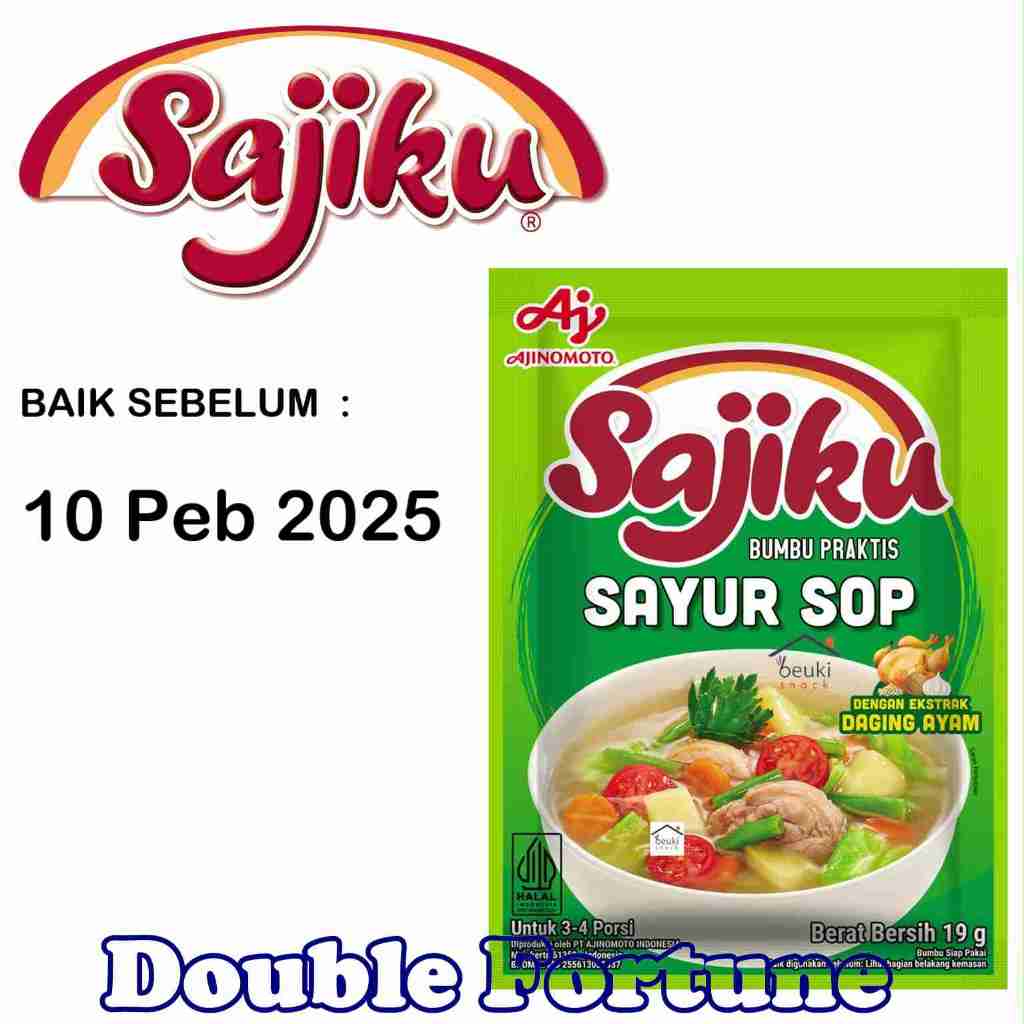 

SAJIKU SAYUR SOP Bumbu Praktis Sayur Sop 19gr