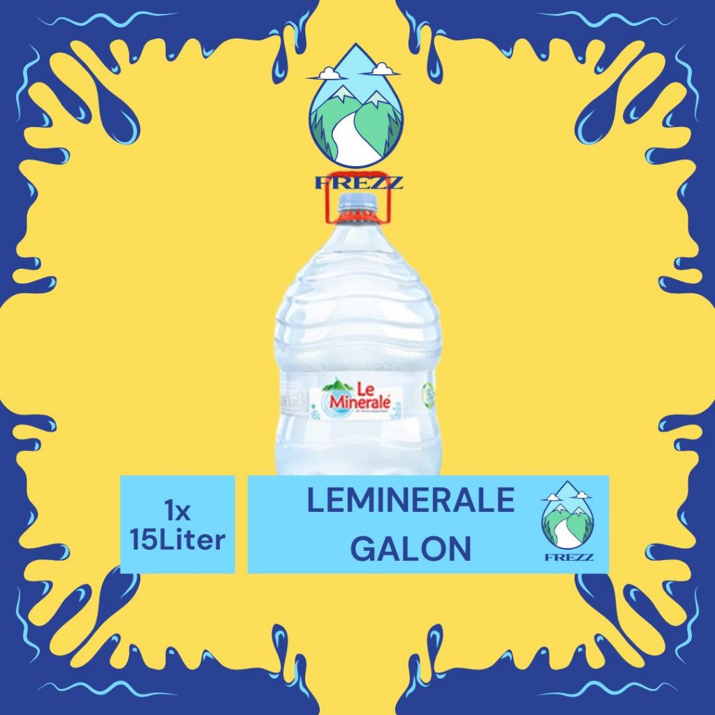 

(INSTANT) Le Minerale Le Mineral Air Mineral Galon 15L , 3L, 5L - READY Lemineral Air Minum Kemasan Botol Minuman Kardus