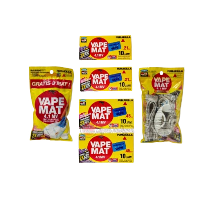 Paket Hemat Fumakilla Vapee Cheap Mat Device Mat Alat+Refill Mat isi 45 Buah / Obat Nyamuk Elektrik
