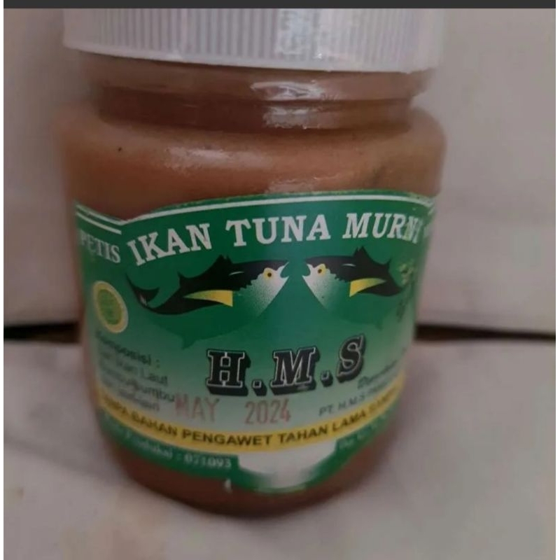 

petis ikan tuna murni tanpa bahan pengawet merk HMS khas daerah