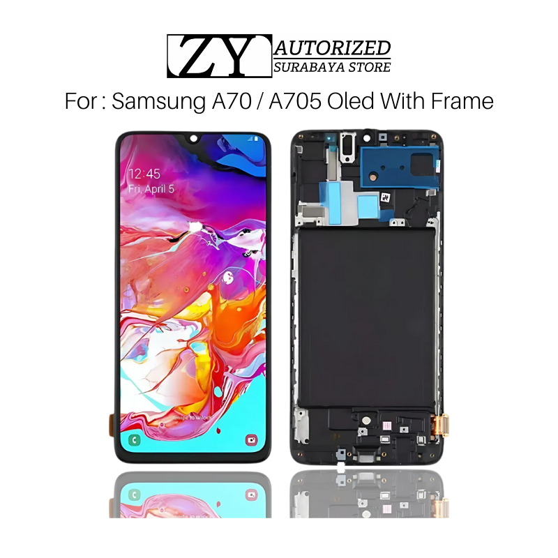ZY - Lcd Samsung Galaxy A70 / A705 Oled With Frame Fullset Touchscreen Original