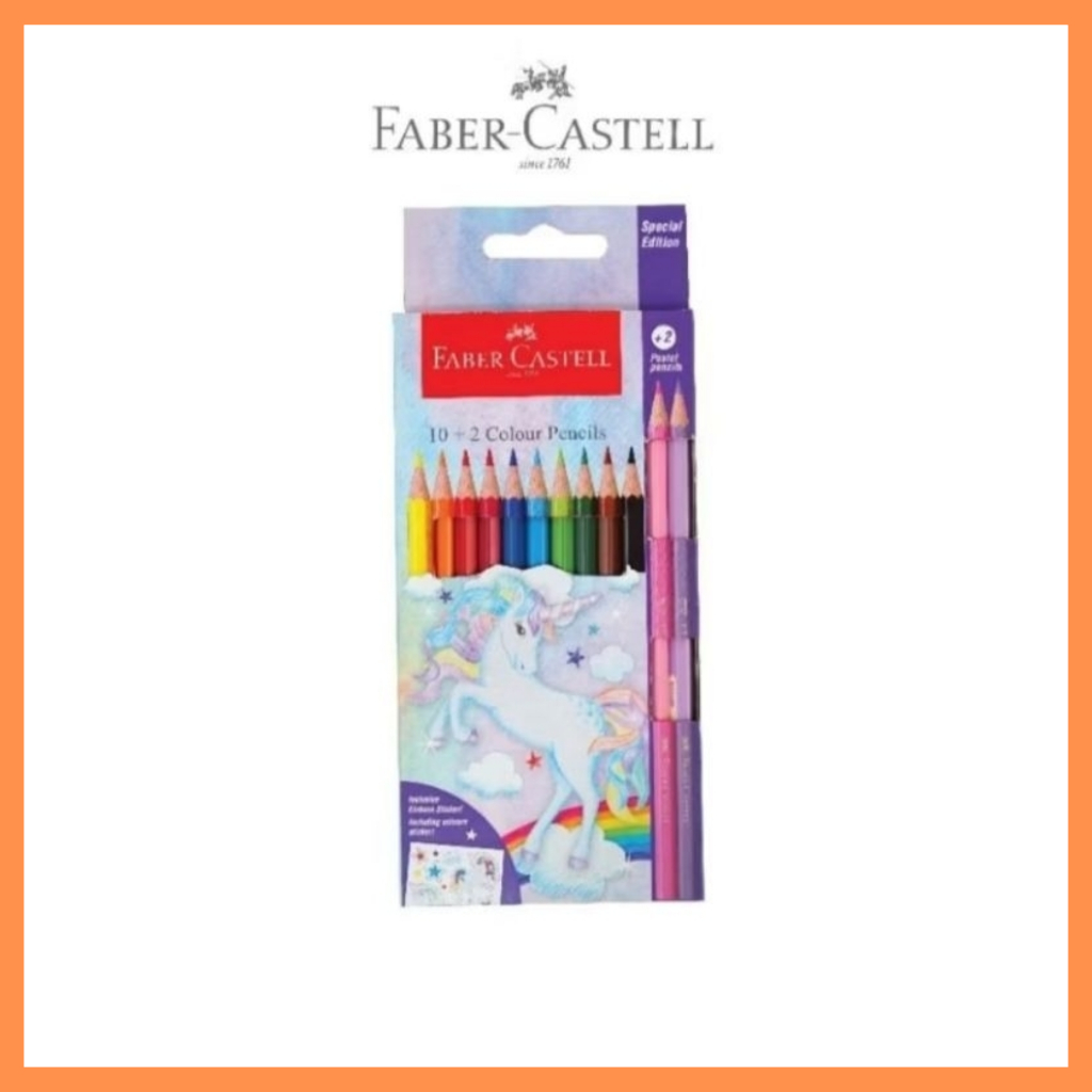 

FABER CASTELL Pensil 12 warna edisi unicorn 115127