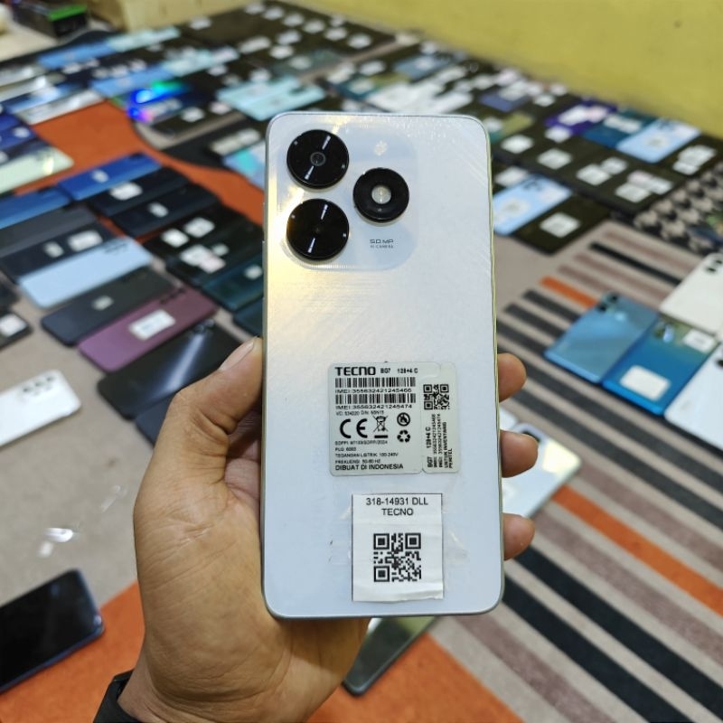 TECNO SPARK 20C RAM 4/128 HP SECOND BEKAS GARANSI RESMI