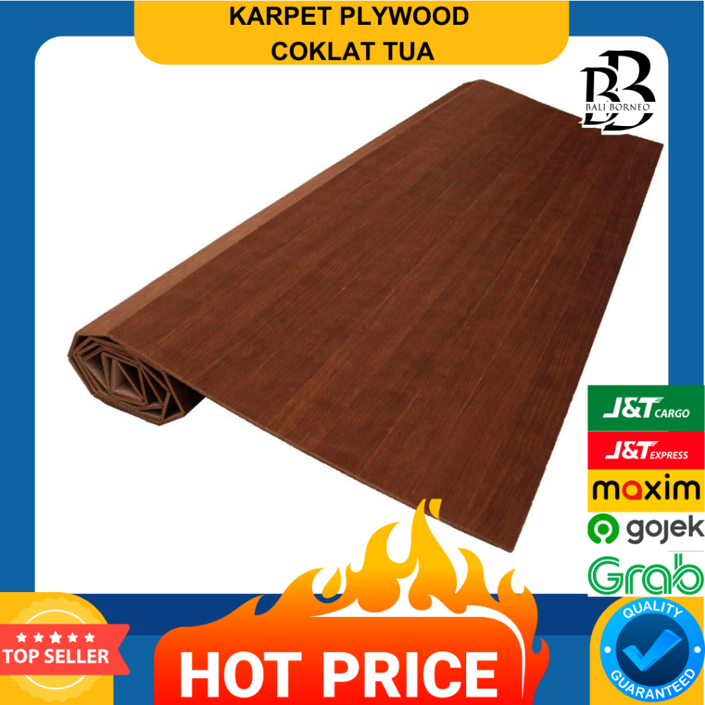 Karpet Plywood Coklat Tua - Plywood Carpet, Plywood Bali, Plywood Karpet Bali, Karpet Bali, Tikar Ba