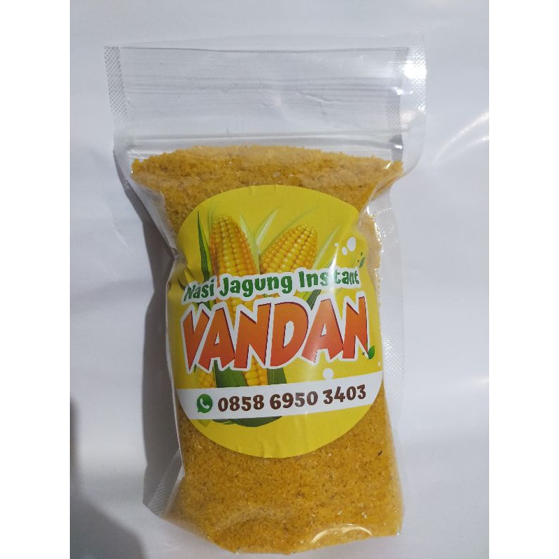 

Vandan Nasi Jagung Instant Sega jagung nasi jagung beras asli 100% jagung 1000gr,800gr,500gr,200gr