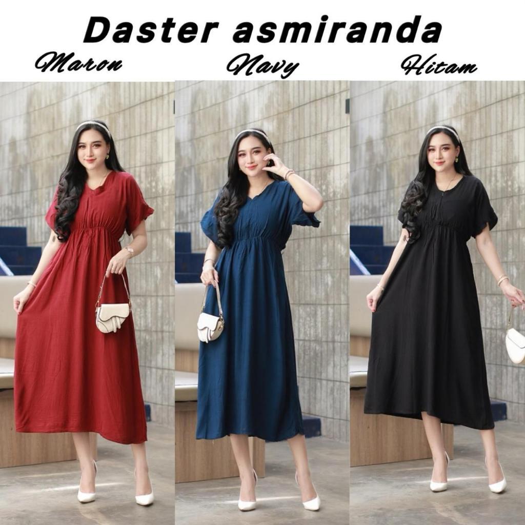 READY KIRIM Daster Asmiranda Rayon Busui Ld120 Baju Tidur Tidur Dress Dress Wanita Nyaman Serut Kare