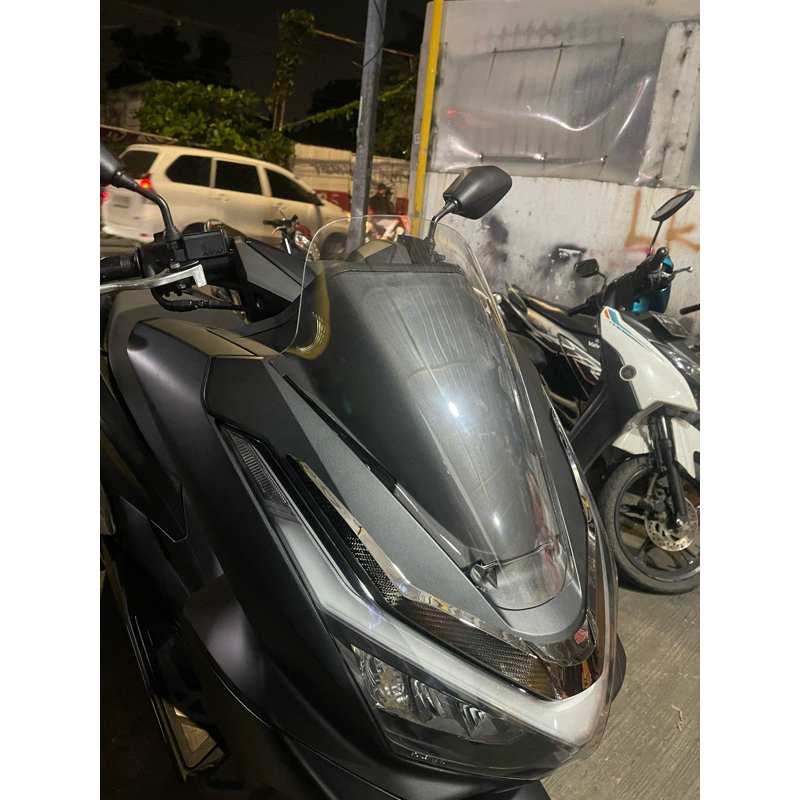 Visor PCX 160 2025 Windshield PCX 160 new 2025 ABS CBS Roadsync Ready standar dan ceper