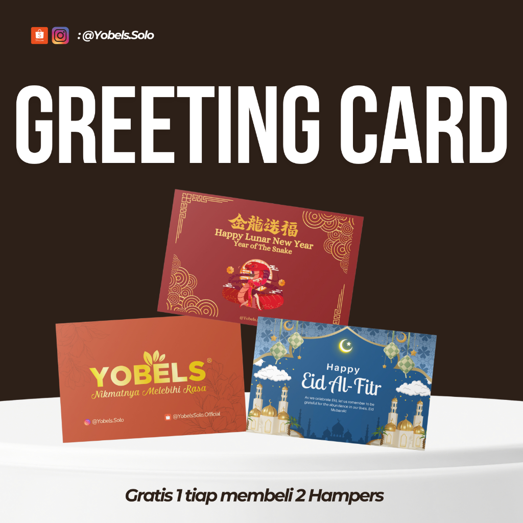 Greeting Card / Kartu Ucapan YOBELS