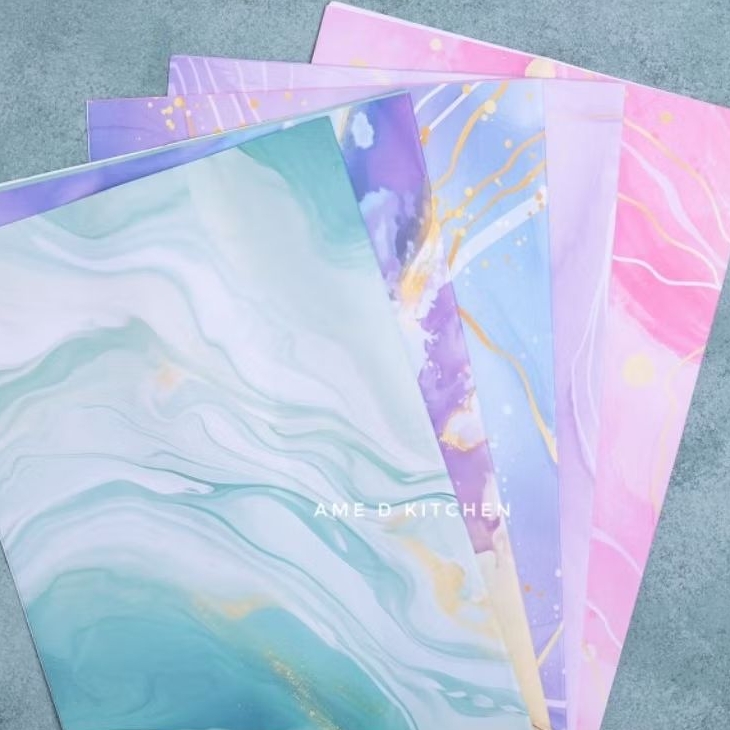 

Tambahan packing kertas marble + bubble wrap + card + fragile