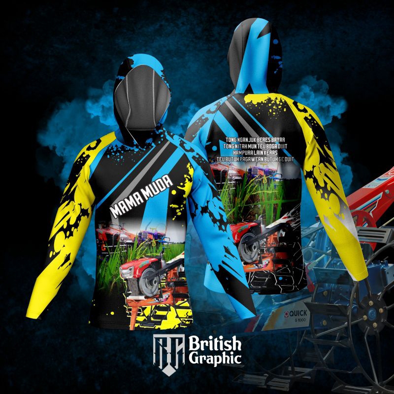 Jersey Traktor Mama Muda • kaos petani basahan • jersey traktor mania • jersey komunitas petani trak