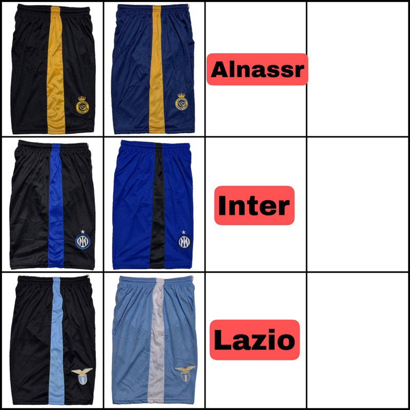 Celana Bola Alnassr Inter Lazio / Kolor Bola / Celana Kolor