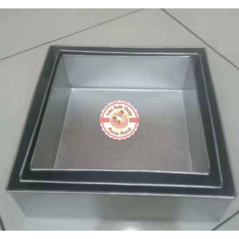 loyang bolun kotak 12 14 16 cm loyang kue kotak